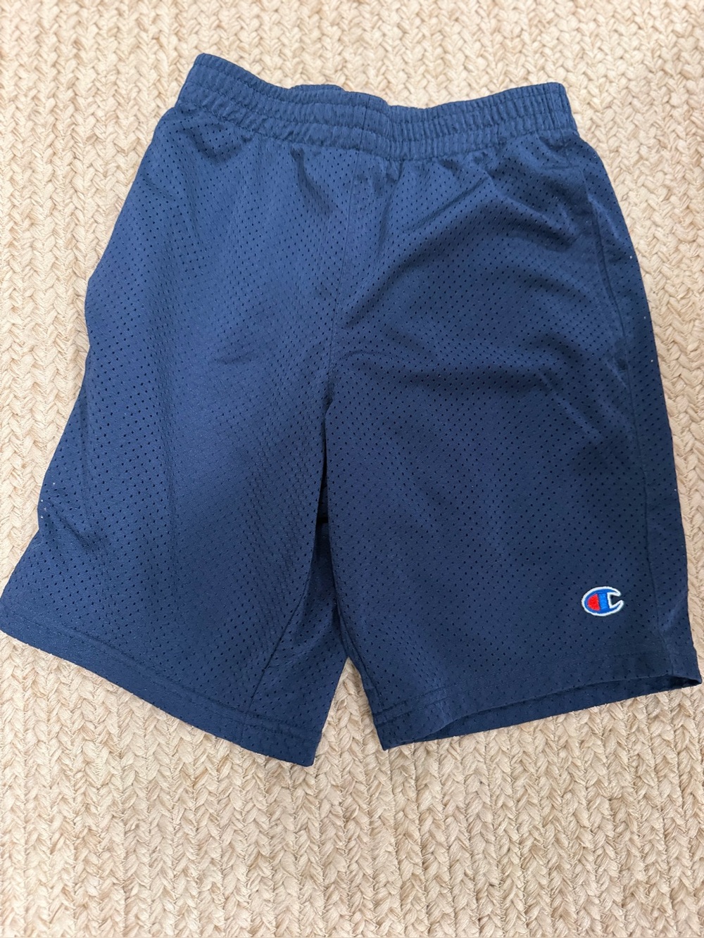 Champion Boy’s Navy Mesh Athletic Shorts